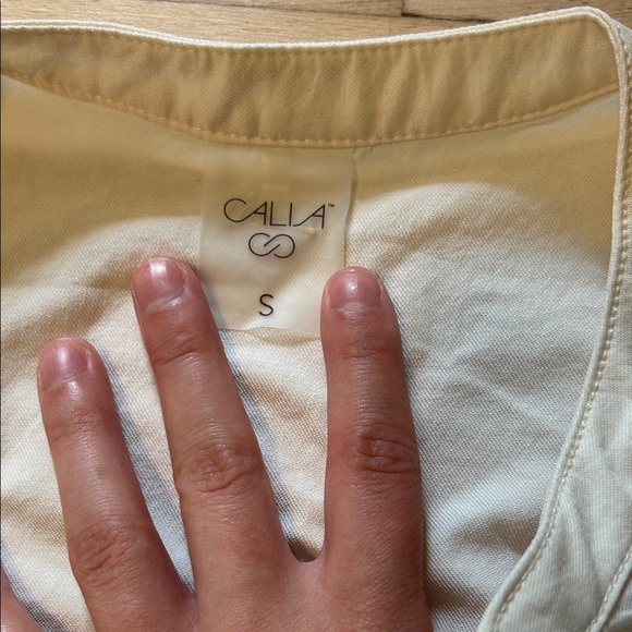 CALIA by Carrie Underwood Cream Sleeveless romper - Picture 2 of 4